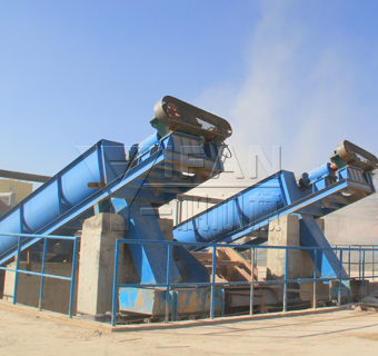 洗砂機工作現(xiàn)場